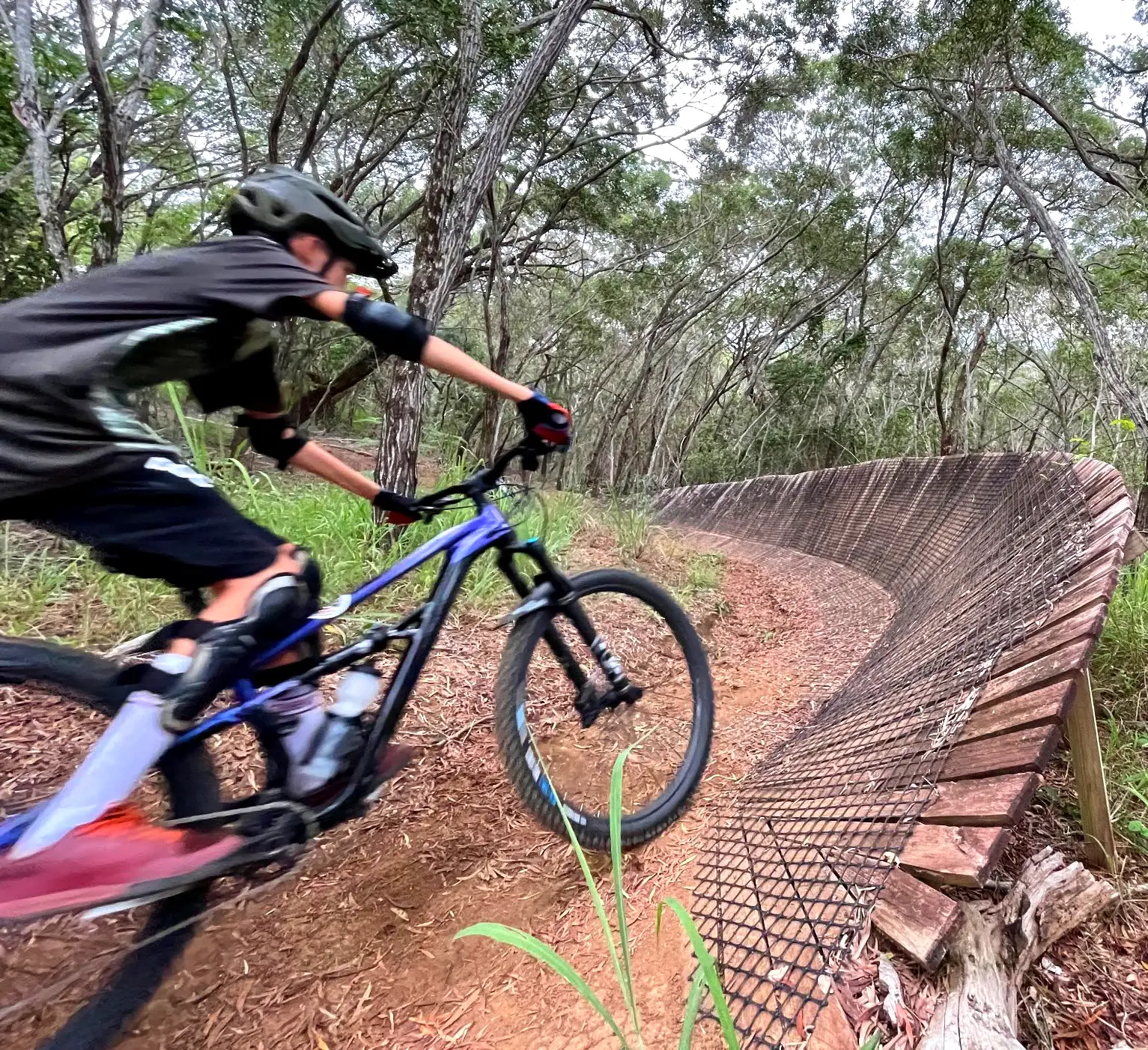 Terrain de jeu de l'école de vélo VTT Passion